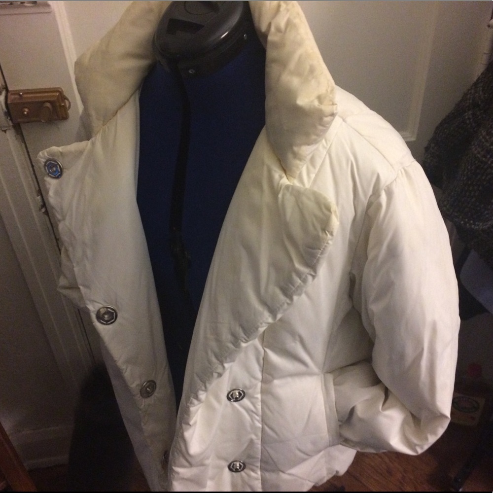 White Gap puffer jacket L